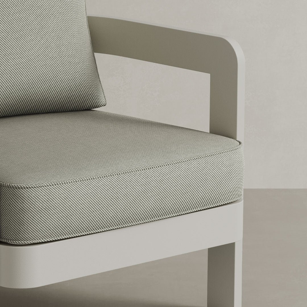 N3 Stone Lounge Chair Sage Twill - Image 2