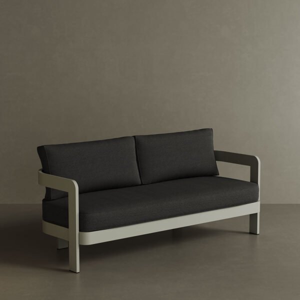 N3 Taupe Three Seater Sofa Shadow Canvas